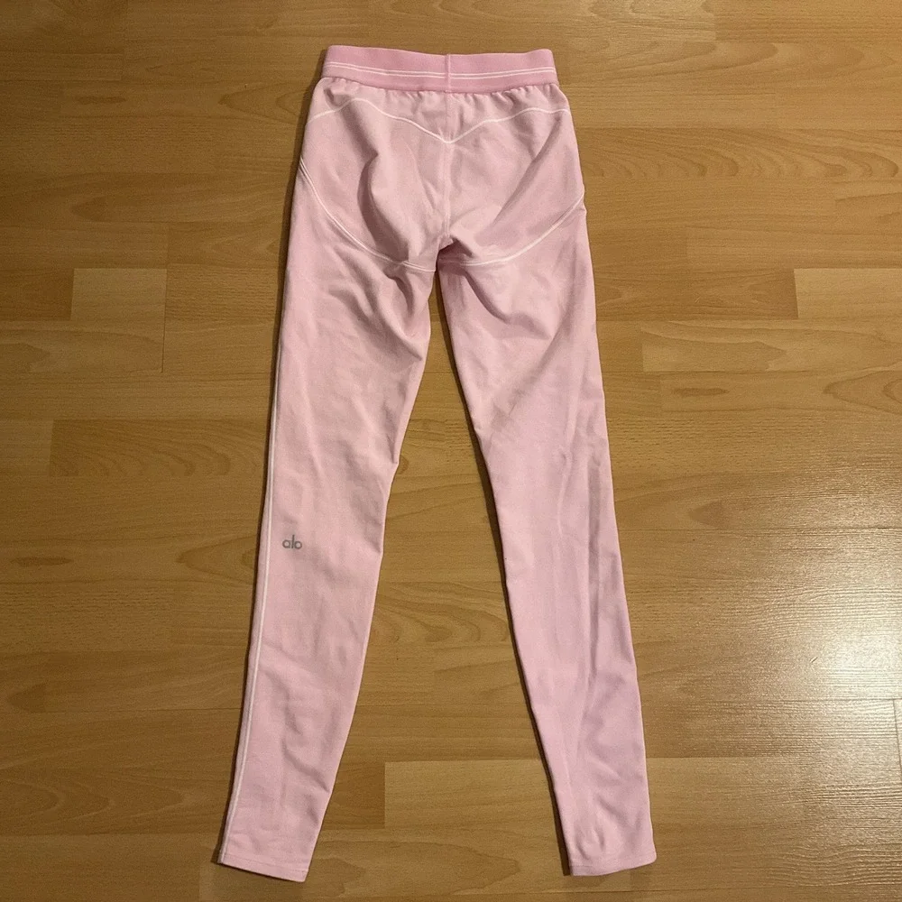 Alo Yoga Airbrush High-Waist Heart Throb Legging Sweet Pink/White XS